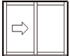 Vinyl 2 Panel Sliding Patio Door